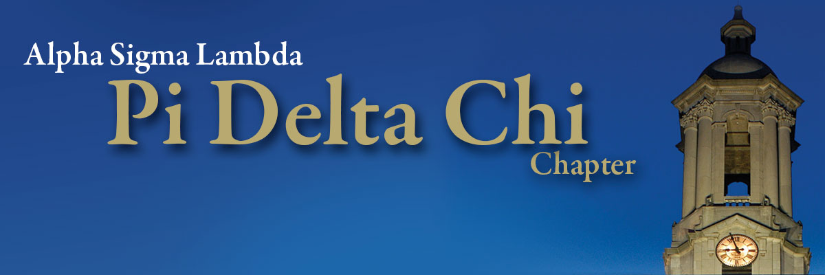 Alpha Sigma Lambda - Pi Delta Chi Chapter Penn State Old Main tower image