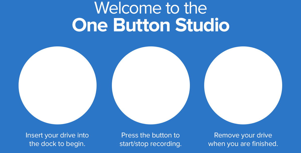 Welcome to the One Button Studio