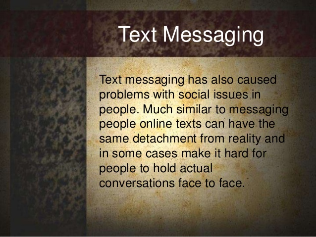 How does text messaging affect writing skills?