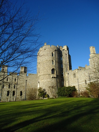 A section of Windsor Castle