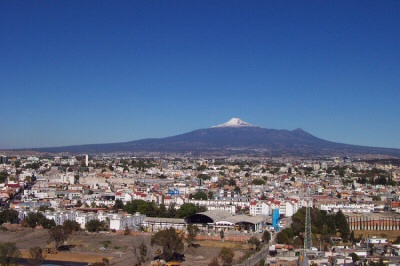 Puebla skyline