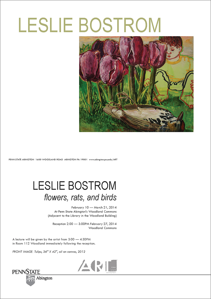 Leslie Bostrom: flowers, rats, and birds
