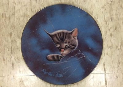 (Woodmere China) Sleep Like a Kitten (Plate)