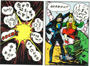 Chop-Chop's first appearance, in Military Comics #3. Circa 1941.
