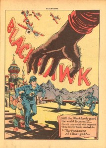 Chop-Chop the sidekick, from Blackhawk #10. Circa 1944.