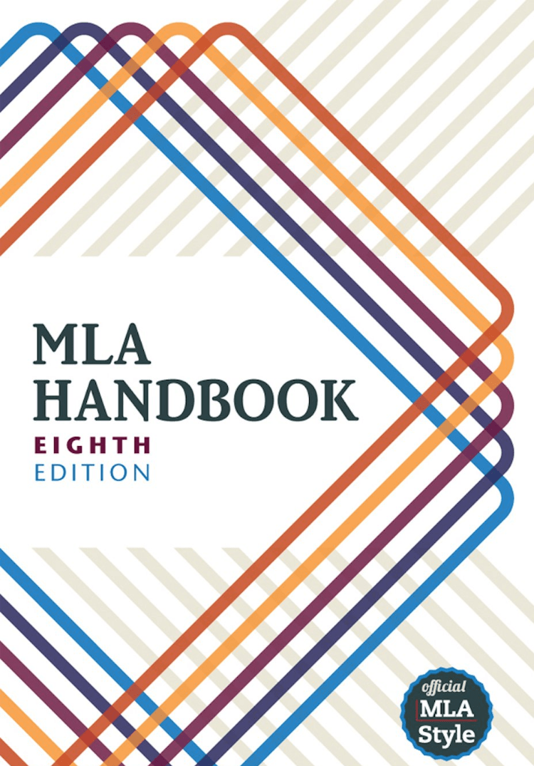 Cover image of the MLA Handbook 8th edition