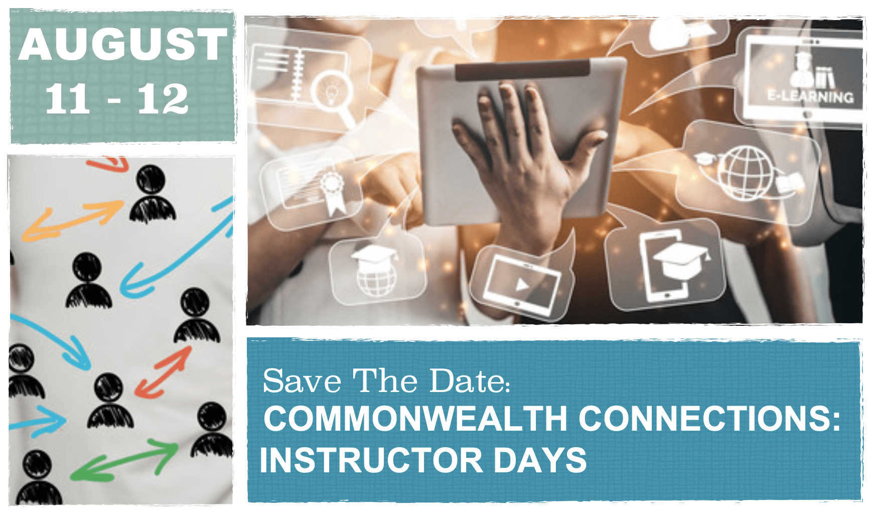 The Fall 2021 Commonwealth Connections Instructor Days will be August 11 and 12.