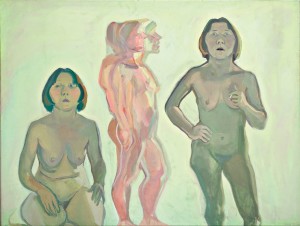 03 Maria Lassnig . Dreifaches Selbstporträt . 1972