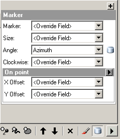 Figure 25. Display field overrides window.