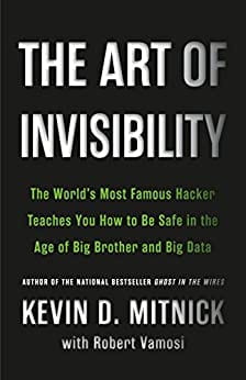 Cover of The Art of Invisibility book by Kevin Mitnick