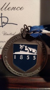 President's Freshman Award medallion