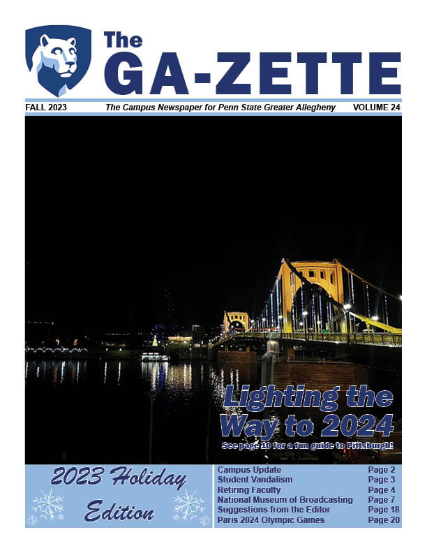 Ga-Zette 2023 Holiday Edition (Front cover)
