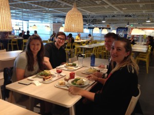 Day 6: Eating Swedish meatballs at IKEA