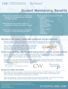 Student membership benefits