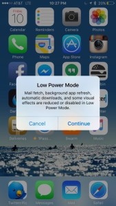 low power mode