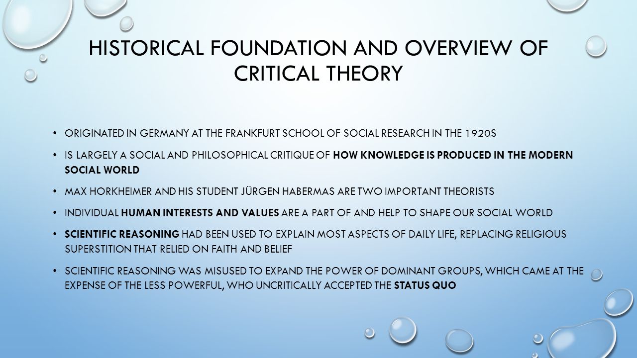 critical education theory