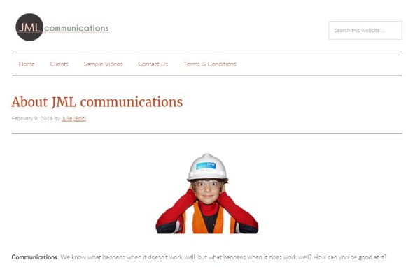 Home Page of JML communications
