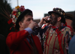 The Fool and The Lord http://www2.pictures.zimbio.com/gi/Phil+Coggan+Locals+Participate+Annual+Haxey+a3GNLZN7_8El.jpg