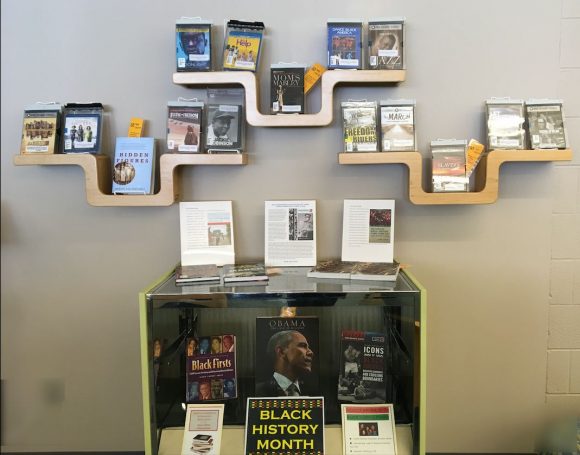 Eiche Library exhibit display photo