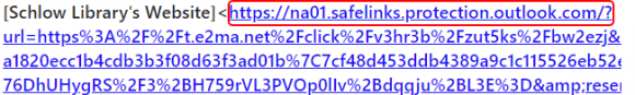 safelinks screenshot image for tech tip 1/14/19