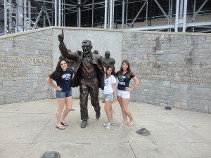 Picture With the JoePa Statue 