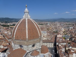 The Duomo and Florence from above.