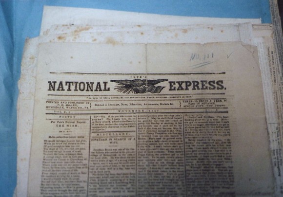 T Pic 1987 Wayne Co His Soc only known copy of Pete's National Express issue