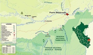 Tambopata-Peru-Map