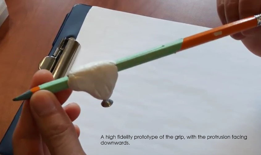 Pencil with adaptation