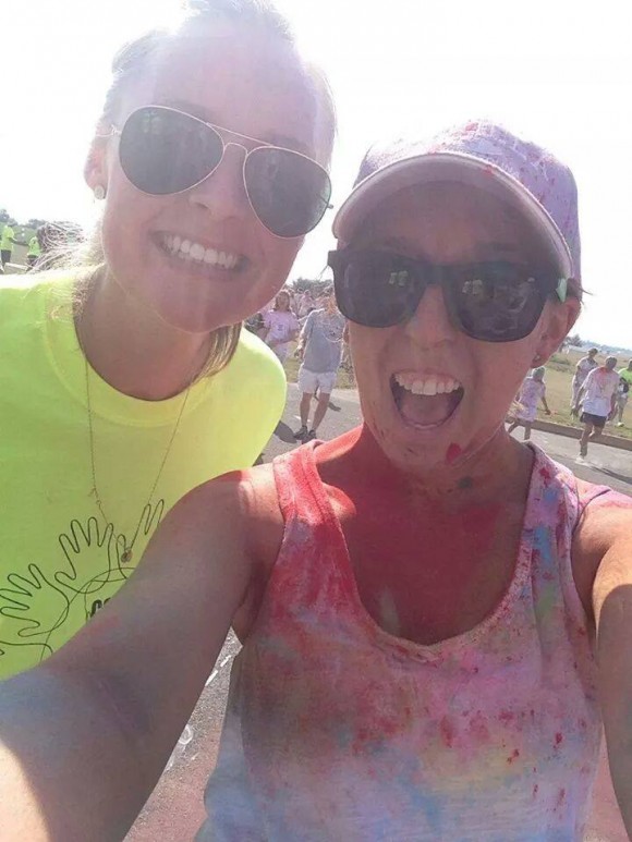 Image of people at the Color Run.