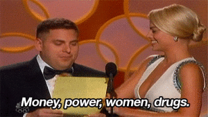 Jonah-Hill-and-Margot-Robbie-introducing-Wolf-Of-Wall-Street-at-the-Golden-Globes-January-2014