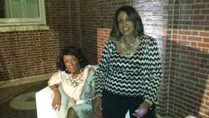 This picture was taken at the book release of my aunt Beverley Johnson by my mother