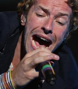 Accused ... Coldplay lead singer Chris Martin and his band.