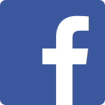 facebook link over facebook logo