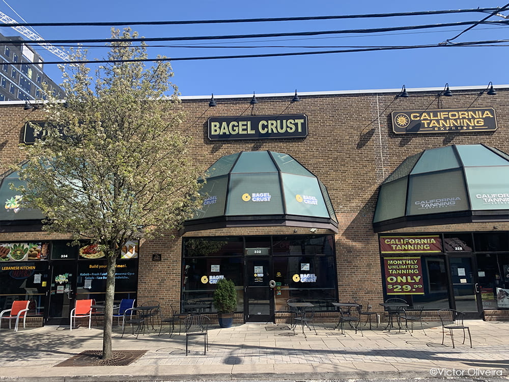 Bagel Crust on Calder Way. Picture from April 27, 2020