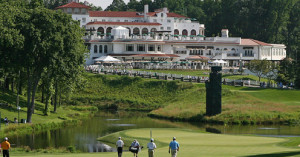 18th hole at Congressional Country Club. http://congressional-country-club-blue.coursesofamerica.com/